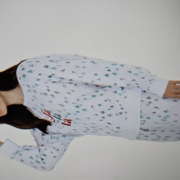 NWT Honeydew Star Seeker Brushed Jersey Pajamas w Fa la la, Trees, Skiers. Large - Picture 5 of 13